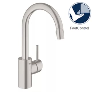 GROHE Eurosmart Cosmo Kitchen Sink Mixer Tap Single Lever High Spout 32843000 