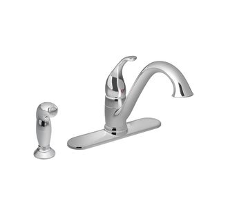 Moen 7840  Low-Arc Kitchen Faucet and Side Spray Camerist Collection ORB.