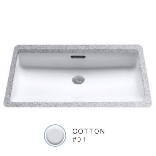 Toto Lt191g 01 Cotton 20 1 2 Undermount Bathroom Sink With