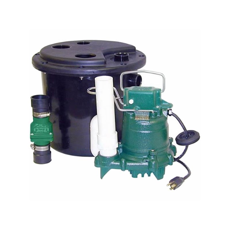 Zoeller 105-0001 Electric 1/3 HP M53 Remote Sink/Drain Pump System with ...