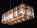 Monaco 34" Golden Iron Chandelier