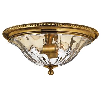 Hinkley Lighting Hinkley 3616OB Traditional Two Light Flush Mount from Cambridge collection in Bronze/Darkfinish 