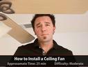 Do It Yourself: Replacing or Installing a Ceiling Fan