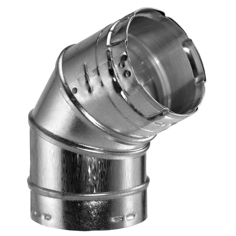 DuraVent 3GVL45 Aluminum 3" Inner Diameter - Type B Round Gas Vent Pipe